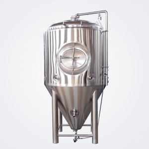 1000L tilpassbar side / topp mannhull kjølejakke isolert konisk ølfermenter bryggeritank tilgjengelig for salg